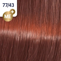 Wella Koleston Perfect Me+ Hajfesték - 77/43 - 60ml - Aranyló Vöröses Intenzív Középszőke főképe